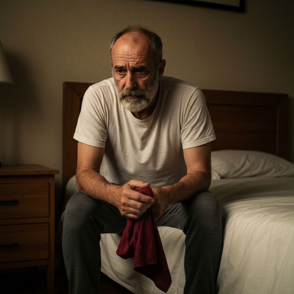 Muskarac ustaje nocu zbog problema sa prostatom